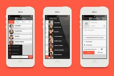 手機(jī)社交APP軟件界面設(shè)計作品分享